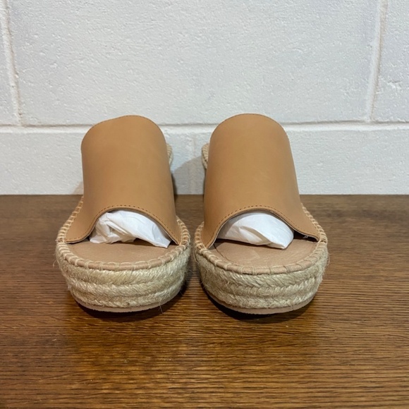 Soludos Women's Laguna Mule Sandals Camel/Tan Leather Upper Slip on Vacation NEW - Picture 4 of 10